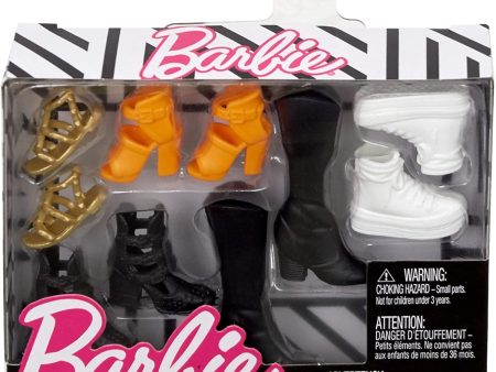 Barbie Accessories Original & Petite Doll Shoe Pack Discount