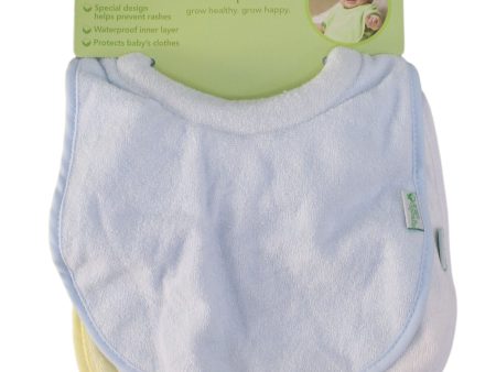 Green Sprouts Drip Drop Bibs 0M - 6M (Set of 3) For Sale