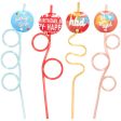 Happy Birthday Straws DecoSet Online