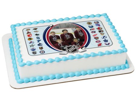 NHL Center Ice Edible Cake Topper Image Frame Cheap