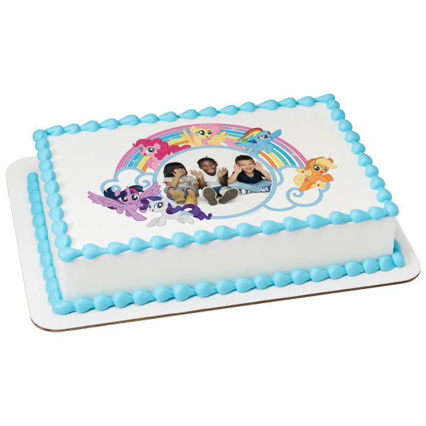 My Little Pony Pony Pals Edible Cake Topper Image Frame Online now