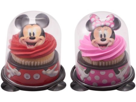 Mickey Mouse and Minnie Mouse Cupcake Dome For Discount