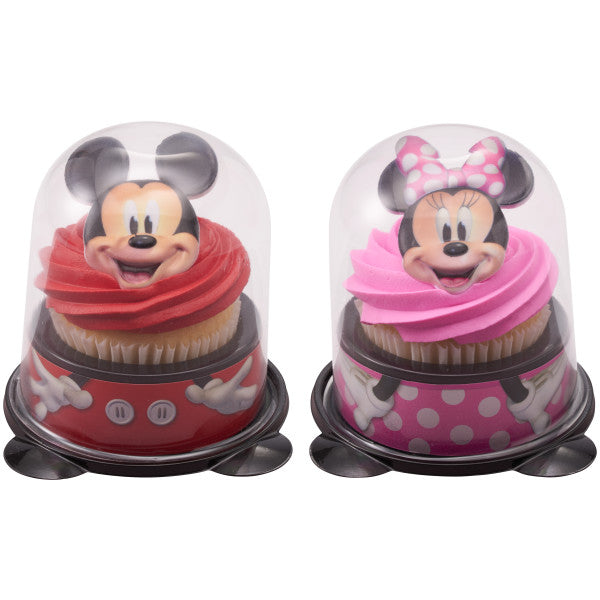 Mickey Mouse and Minnie Mouse Cupcake Dome For Discount