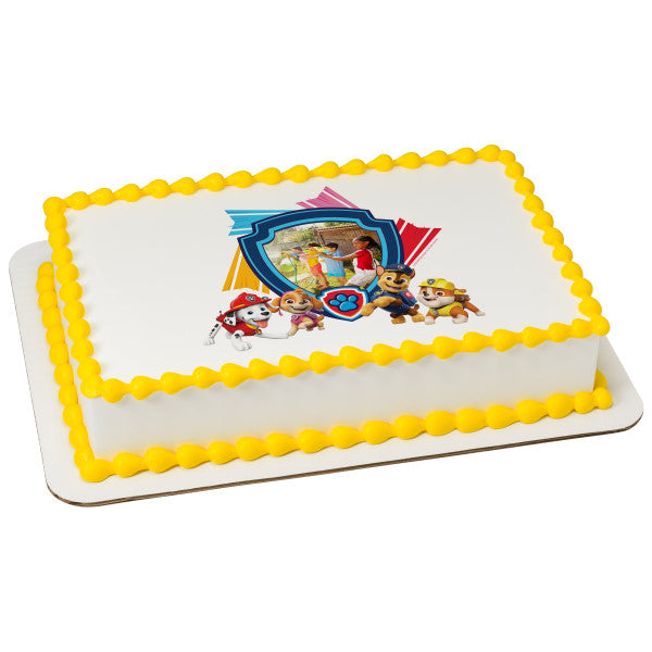 Paw Patrol Roll with the Patrol Edible Cake Topper Image Frame For Sale