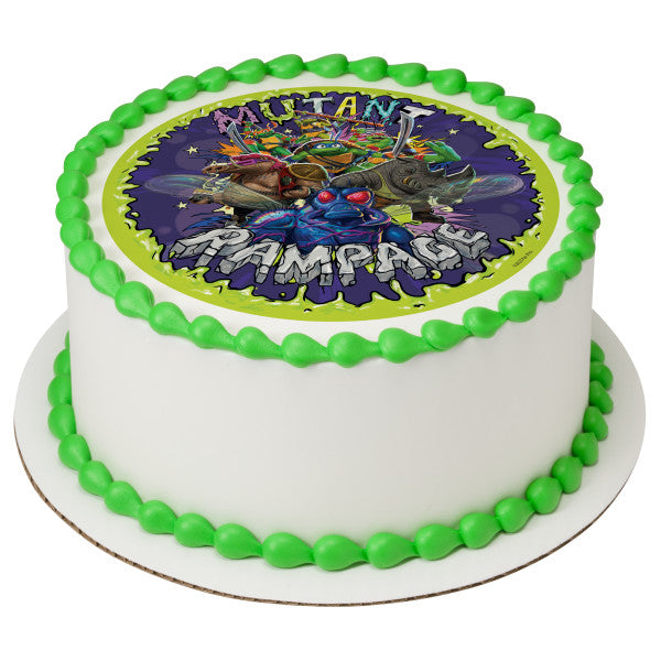 TMNT Mutant Mayhem This is Epic! Edible Cake Topper Image on Sale