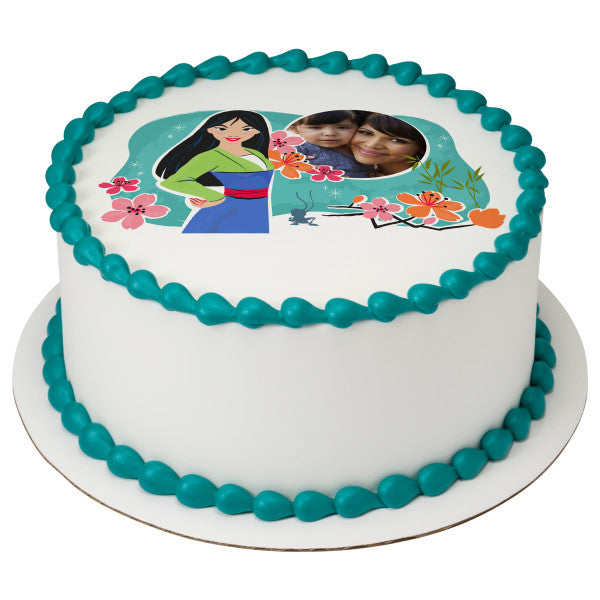 Princess Mulan Edible Cake Topper Image Frame Supply