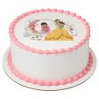 Princess Belle Edible Cake Topper Image Frame Discount