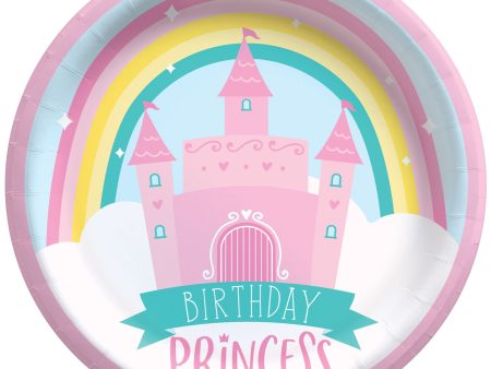 Princess Castle Birthday 6.75  Plates, 8ct Sale