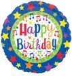 Happy Birthday Music & Stars 18  Foil Balloon, 1ct Supply