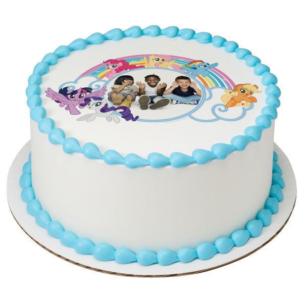 My Little Pony Pony Pals Edible Cake Topper Image Frame Online now