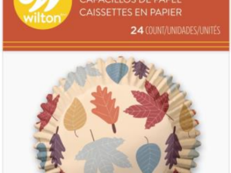 Autumn Leaves Standard Baking Cups, 24ct Supply