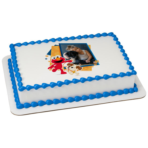 Sesame Street Elmo and Tango Edible Cake Topper Image Frame For Discount