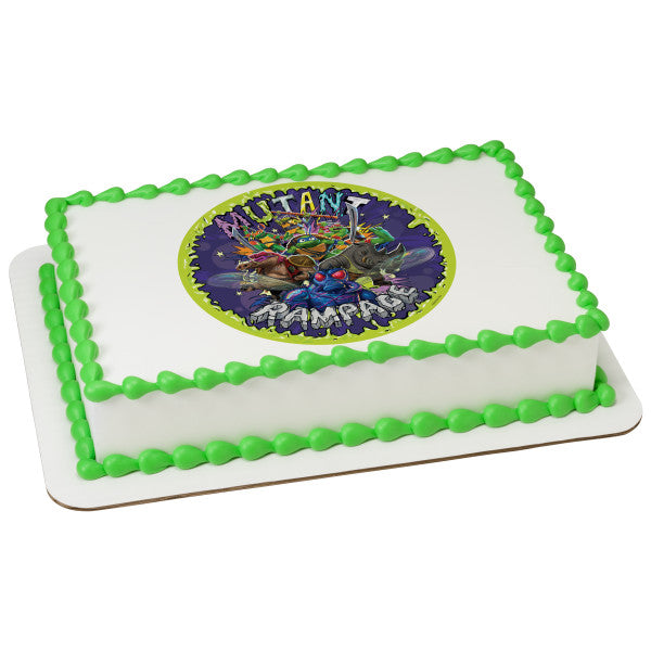 TMNT Mutant Mayhem This is Epic! Edible Cake Topper Image on Sale