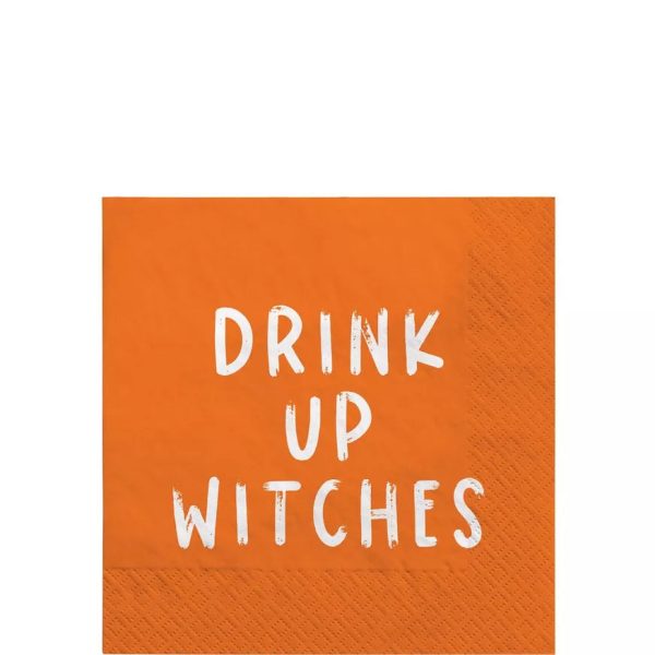 Halloween Assortment Beverage Napkins, 16ct Online Hot Sale