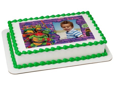 TMNT Mutant Mayhem Super Mutant Edible Cake Topper Image Online Hot Sale