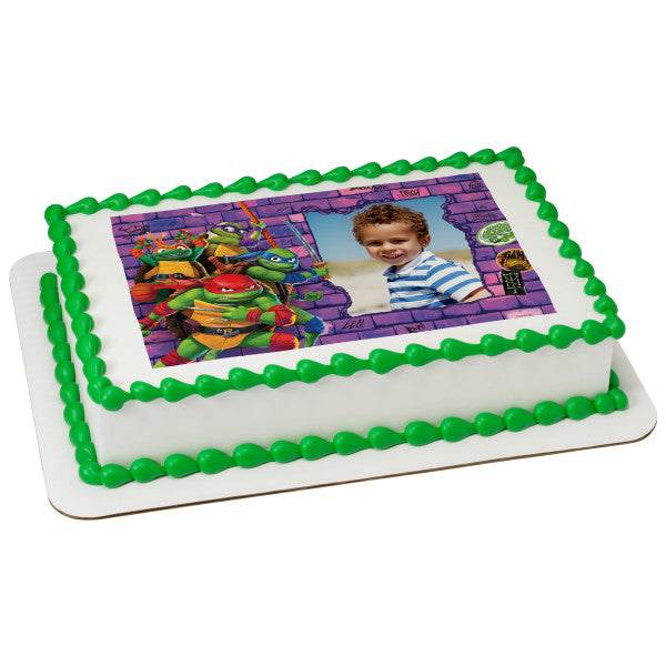 TMNT Mutant Mayhem Super Mutant Edible Cake Topper Image Online Hot Sale