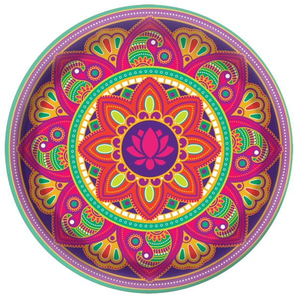 Rangoli Dream Round Platter, 1ct Cheap