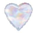 Iridescent Heart 18  Foil Balloon, 1ct Fashion