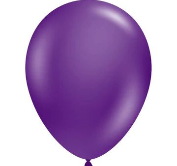 11  Crystal Purple Latex Balloon, 1ct For Sale