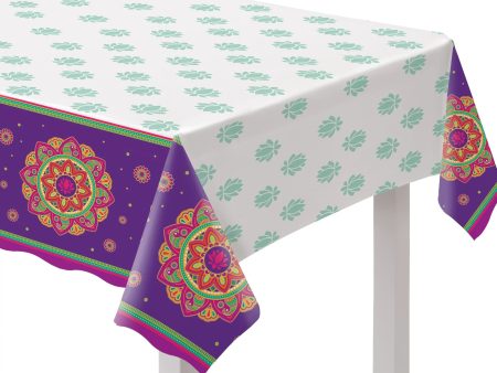 Rangoli Dream Plastic Tablecover, 1ct Online Sale