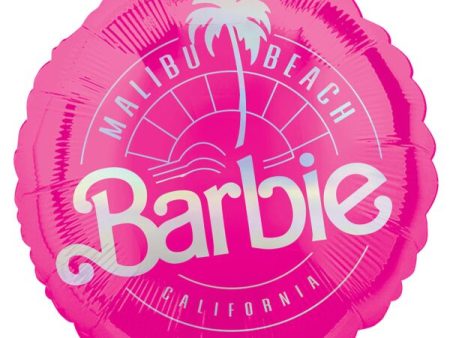 Malibu Barbie 17  Round Foil Balloon, 1ct on Sale