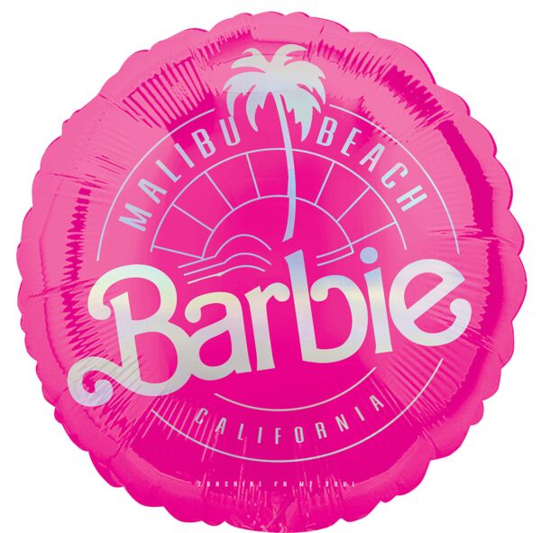 Malibu Barbie 17  Round Foil Balloon, 1ct on Sale