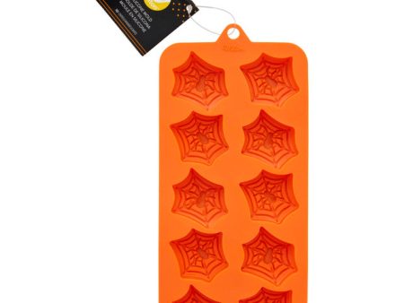 Halloween Spider Web Silicone Candy Mold, 10-Cavity Discount