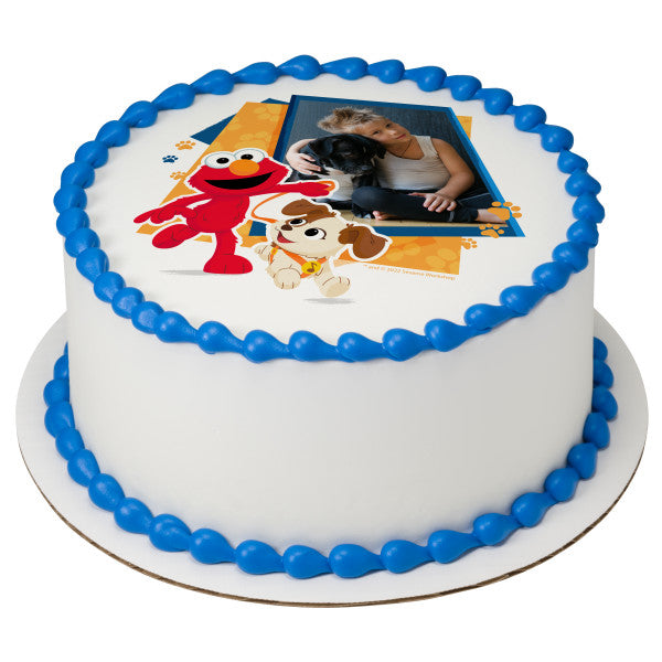 Sesame Street Elmo and Tango Edible Cake Topper Image Frame For Discount