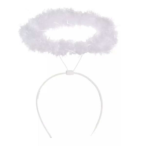 White Marabou Halo, 1ct Online now