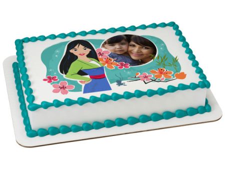 Princess Mulan Edible Cake Topper Image Frame Supply