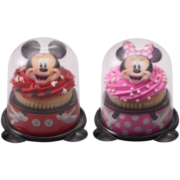 Mickey Mouse and Minnie Mouse Cupcake Dome For Discount