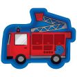 First Responders Fire Truck Shaped 7  Plates, 8ct Discount