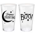 Classic Halloween Black & White Printed Tumblers, 10ct Online