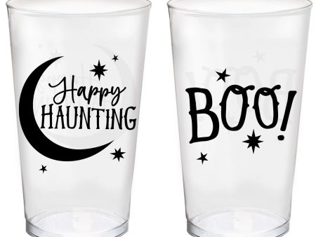 Classic Halloween Black & White Printed Tumblers, 10ct Online