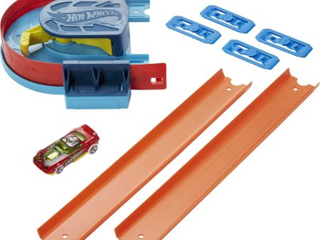 Hot Wheels Track Builder Pack Assorted Curve Kicker Pack Connecting Sets Online now