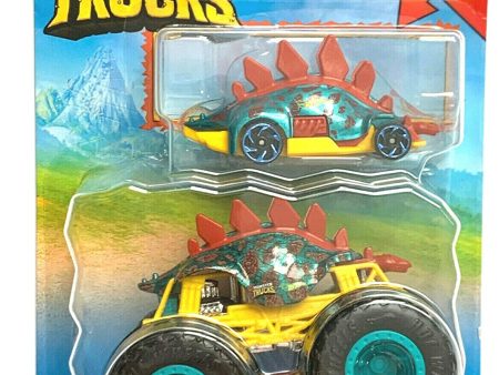 Hot Wheels Monster Trucks Motosaurus with Free Car For Sale