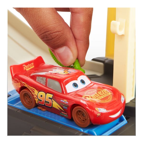 Disney Pixar Cars Race & Go Playset with Storage Tub Hot on Sale