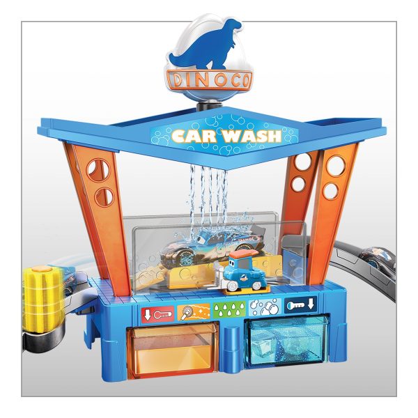 Disney Pixar Cars Color Change Dinoco Car Wash Playset For Discount