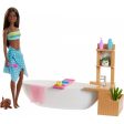 Barbie Fizzy Bath Doll And Playset, Brunette, With Tub, Puppy & More For Cheap