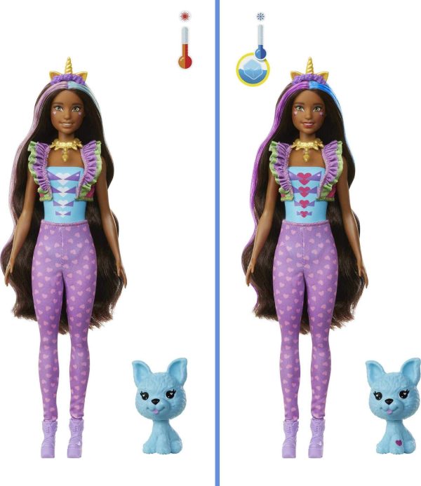 Barbie Color Reveal Peel Unicorn Fashion Reveal Doll Set with 25 Surprises Online Sale