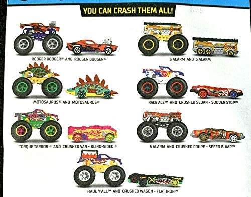 Hot Wheels Monster Trucks Haul Y all and Crushed Wagon Flat Iron Sale