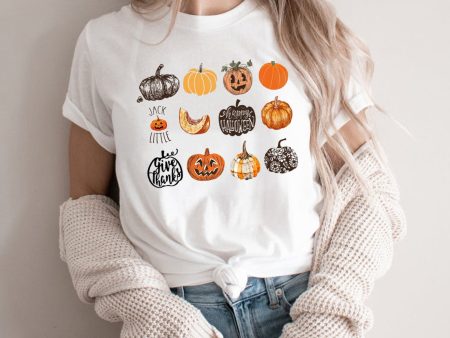 Fall Harvest Pumpkins Jack O Lantern T-Shirt Sale