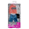 Barbie Clothes Stripe Boatneck Shirt For Ken Doll Online Sale