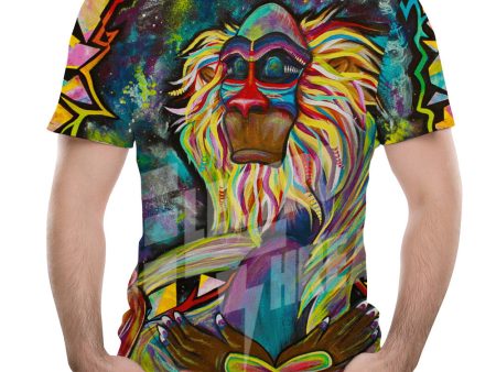 3D Printed Groovy Monkey T-shirt Online Sale