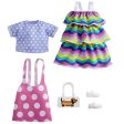 Barbie Fashions 2-Pack Clothing Set, 2 Outfits & 2 Accessories Cheap