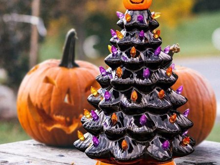 Hand-Painted Ceramic Halloween Tree Home Decoration Hot on Sale