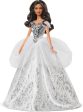 Barbie Signature 2021 Holiday Barbie Doll 12-inch Brunette Curly Hair In Silver Gown Online